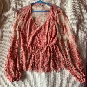 Willow & Root Lace Top